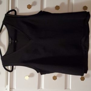 White house black market black tank blouse